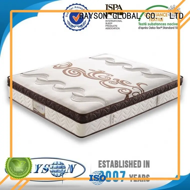 single bonnell memory mattress pillow for hotel Rayson Mattress 1