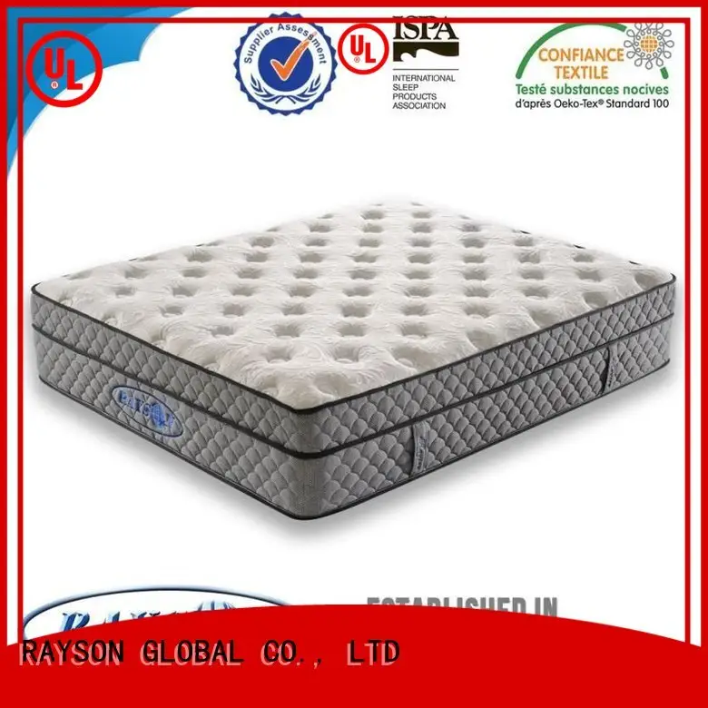 Rayson Mattress breathable deluxe bonnell mattress with memory foam manufacturer for villa 1