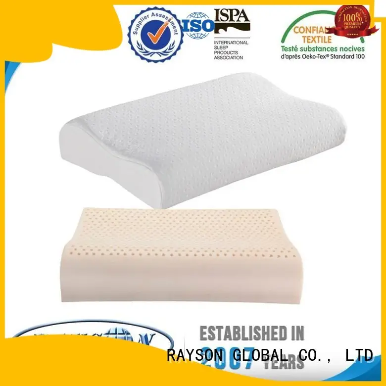 Rayson Mattress Brand commercial best latex pillow 2018 asleep factory 1