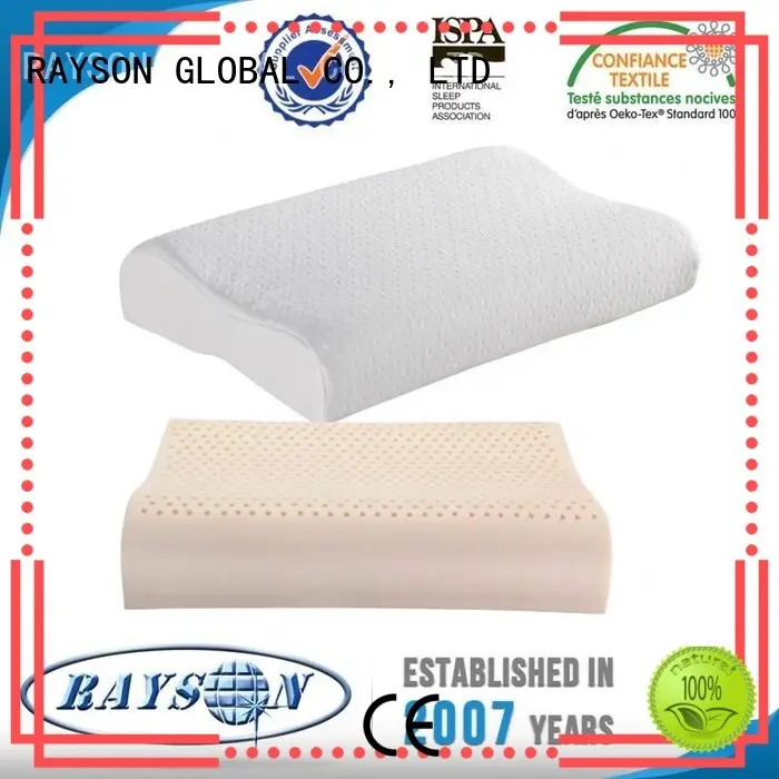 Custom antislip best latex pillow 2018 covers Rayson Mattress 1