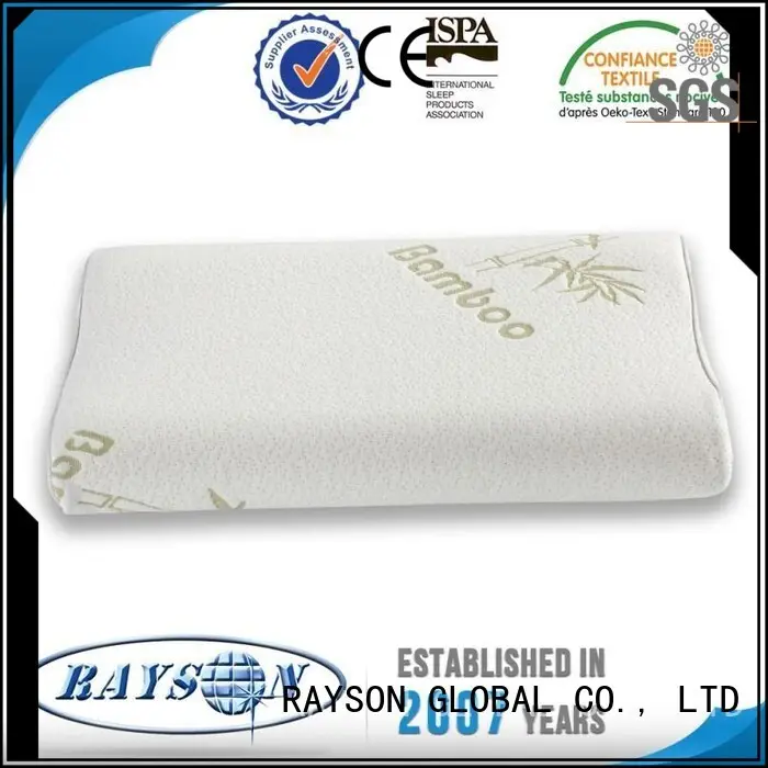 cool contour memory foam pillow well charcoal extra Rayson Mattress Brand 1