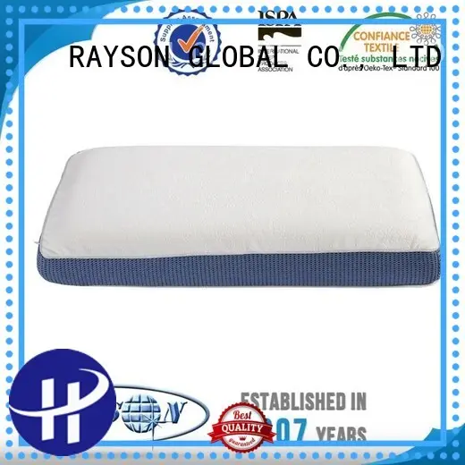 cool contour memory foam pillow woven science selfventilating Warranty Rayson Mattress 1