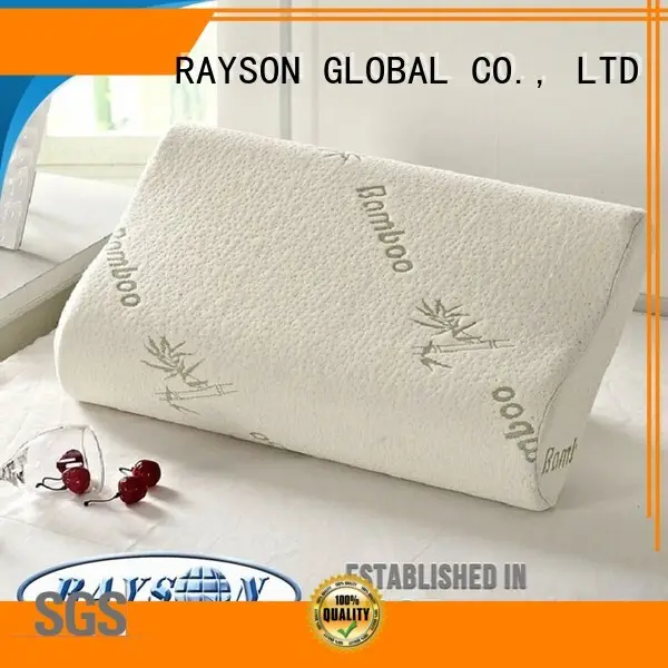 happy commercial cool contour memory foam pillow Rayson Mattress Brand 1