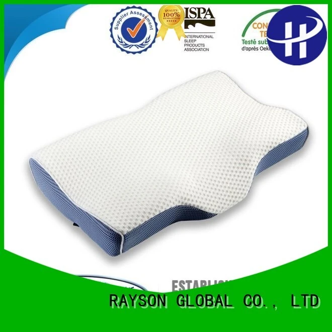cool contour memory foam pillow charcoal Rayson Mattress Brand memory foam pillow deals 1