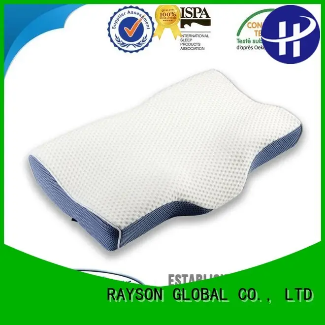 cool contour memory foam pillow charcoal Rayson Mattress Brand memory foam pillow deals 1