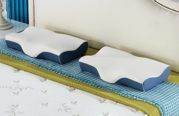 cool contour memory foam pillow charcoal Rayson Mattress Brand memory foam pillow deals 3
