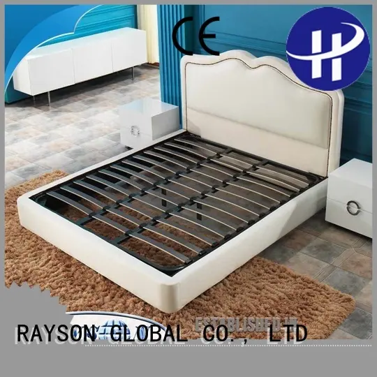 rectangle easy hotel bed base edge Rayson Mattress company 1