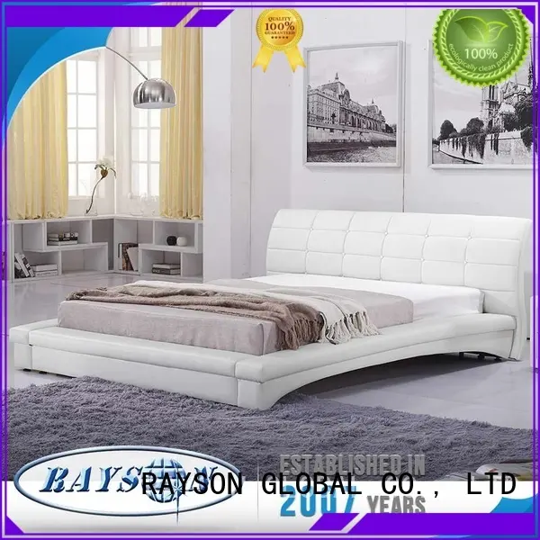 french bed base microfiber relax Rayson Mattress Brand hotel bed base 1