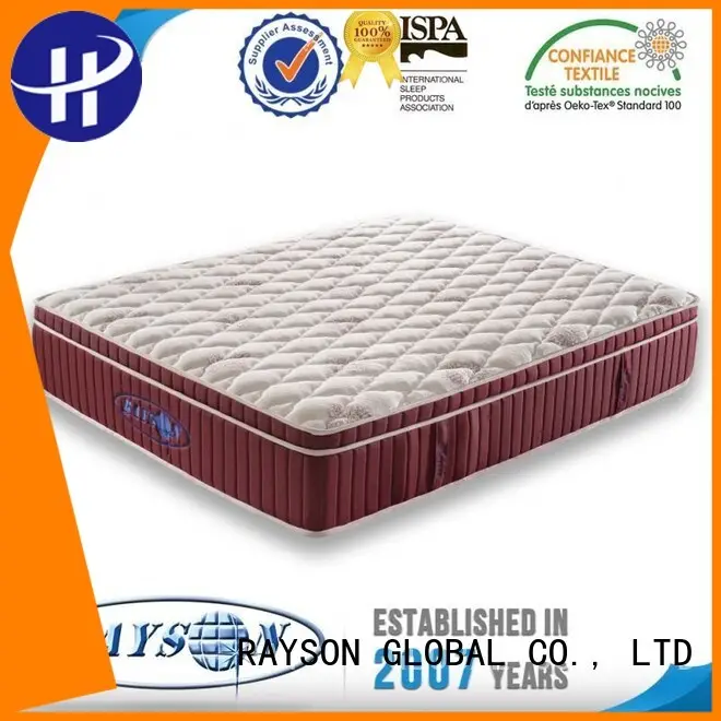 Rayson Mattress Brand eco 5 star hotel mattress chasing factory 1
