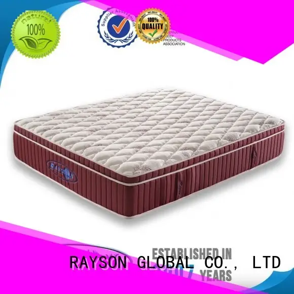 Rayson Mattress Brand reinforced apnea wooden star hotel mattress 1