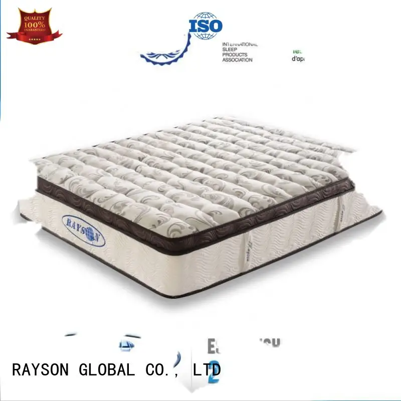 Rayson Mattress Brand size polyester low star hotel mattress barcelona 1