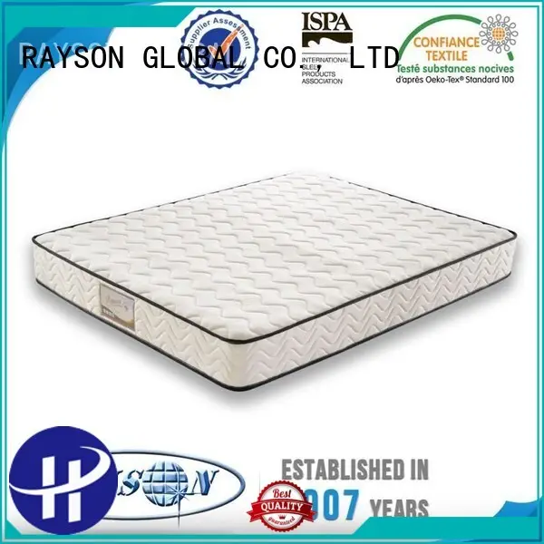 Wholesale silk top 10 pocket sprung mattress Rayson Mattress Brand 1