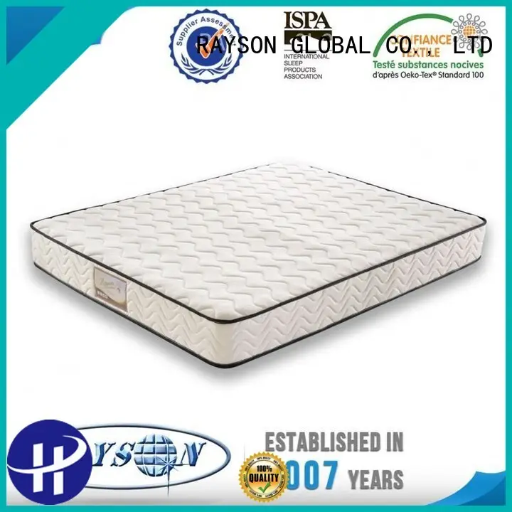 lowest compress top 10 pocket sprung mattress hole function Rayson Mattress company 1