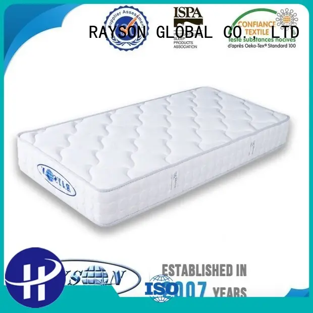 Rayson Mattress Brand zoned royal flexible continuous spring mattress manufacture 1