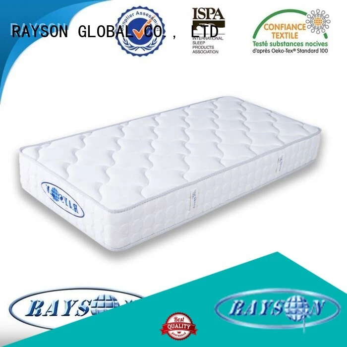 Rayson Mattress Brand bonnel waterproof plain continuous spring mattress manufacture 1