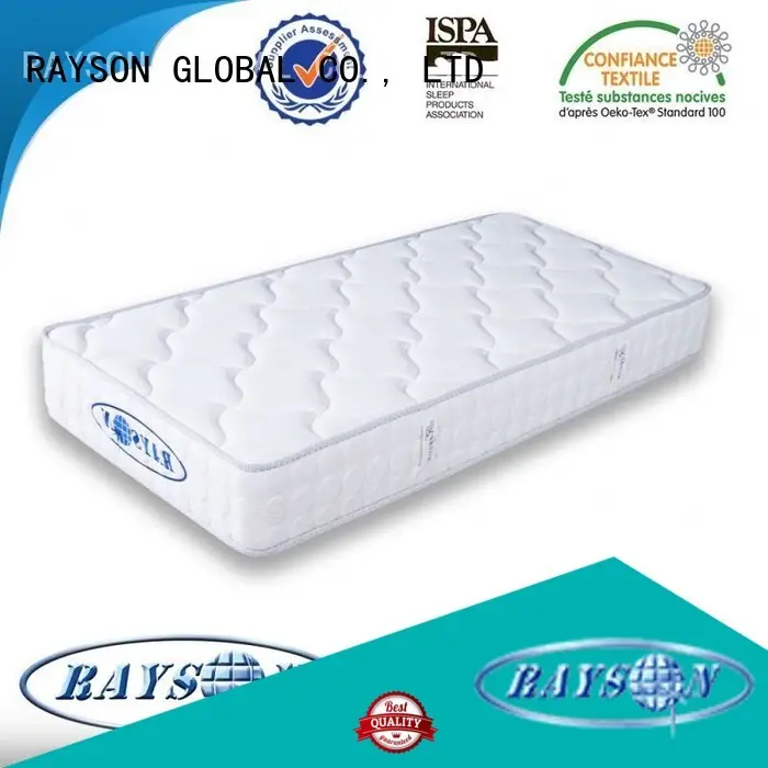 Rayson Mattress Brand bonnel waterproof plain continuous spring mattress manufacture 1