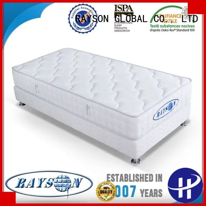 memory foam and coil spring mattresses mattres flip continuous spring mattress pillows Rayson Mattress Brand 1