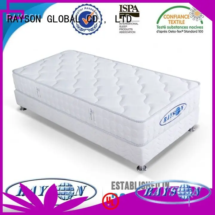memory foam and coil spring mattresses matttress wedge continuous spring mattress pad Rayson Mattress Brand 1