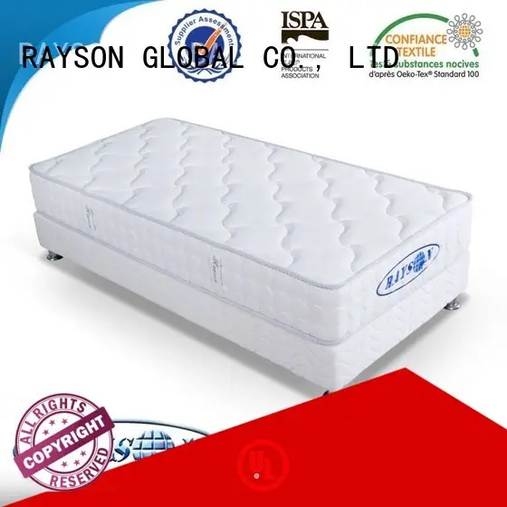 Rayson Mattress Brand triangle polystyrene proof memory foam and coil spring mattresses base 1