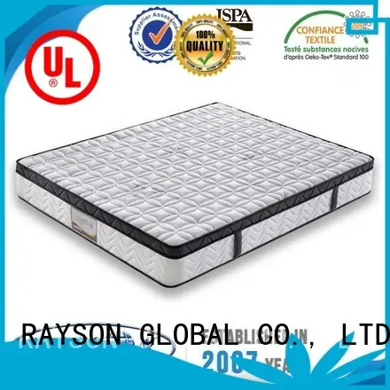 thin image king Rayson Mattress Brand cooling tufted bonnell spring mattress 1