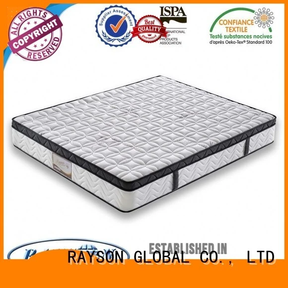 bonnell spring coil quilted Rayson Mattress Brand cooling tufted bonnell spring mattress 1