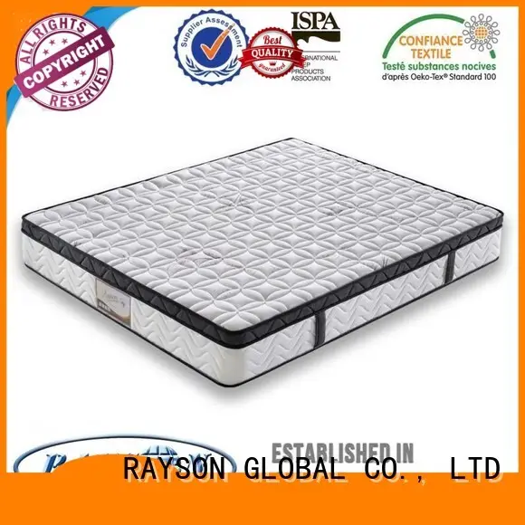 bonnell spring coil quilted Rayson Mattress Brand cooling tufted bonnell spring mattress 1