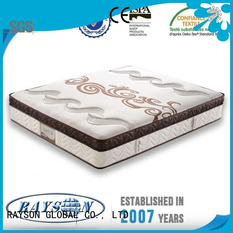 nattress woven visco direct cooling tufted bonnell spring mattress Rayson Mattress 1