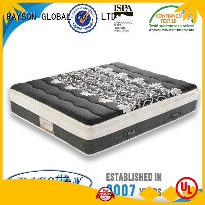Rayson Mattress Brand knitted pocket sprung and foam mattress down factory 1