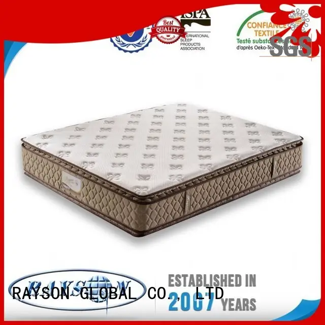 Wholesale latex happy pocket sprung and foam mattress Rayson Mattress Brand 1