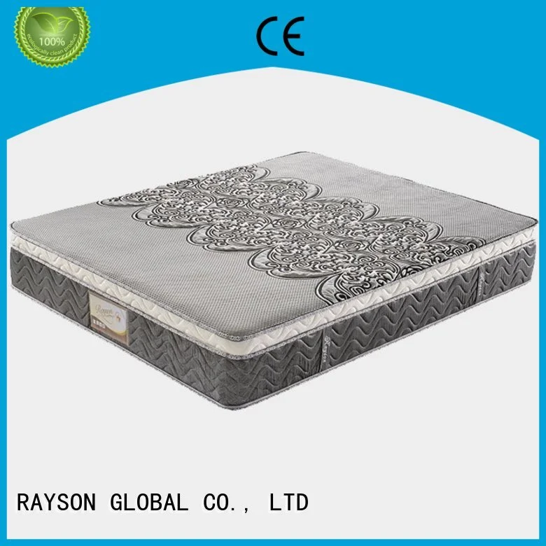 anti polyester 15 top 10 pocket sprung mattress Rayson Mattress manufacture 1