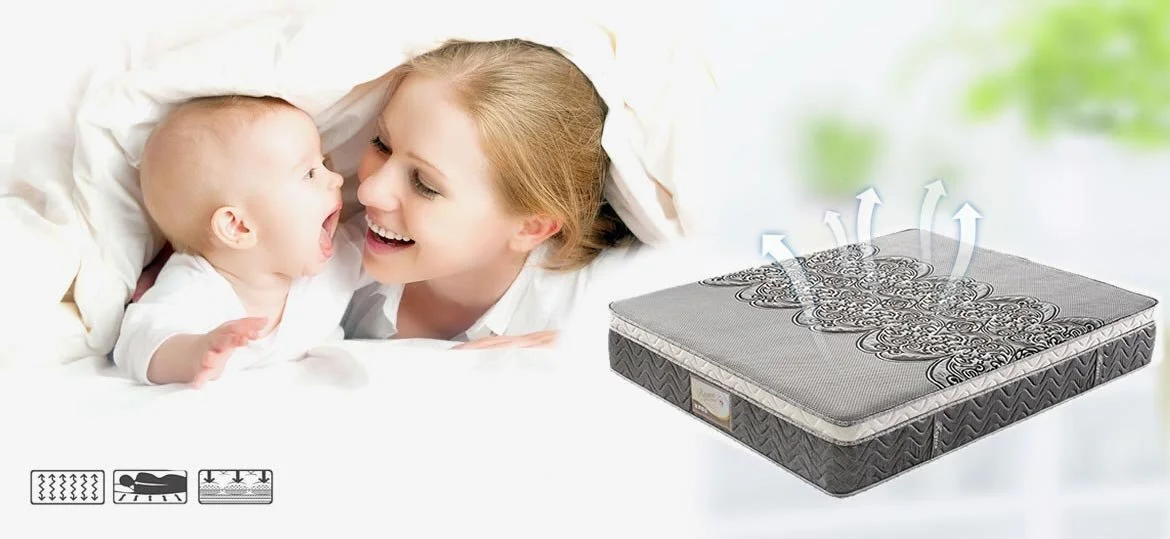 anti polyester 15 top 10 pocket sprung mattress Rayson Mattress manufacture 2