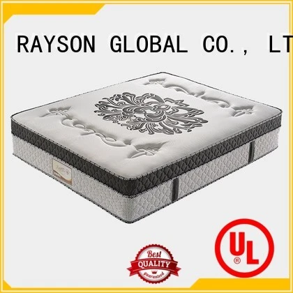 top 10 pocket sprung mattress 10inch back soft pocket sprung king size mattress flower Rayson Mattress Brand 1