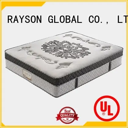 top 10 pocket sprung mattress 10inch back soft pocket sprung king size mattress flower Rayson Mattress Brand 1
