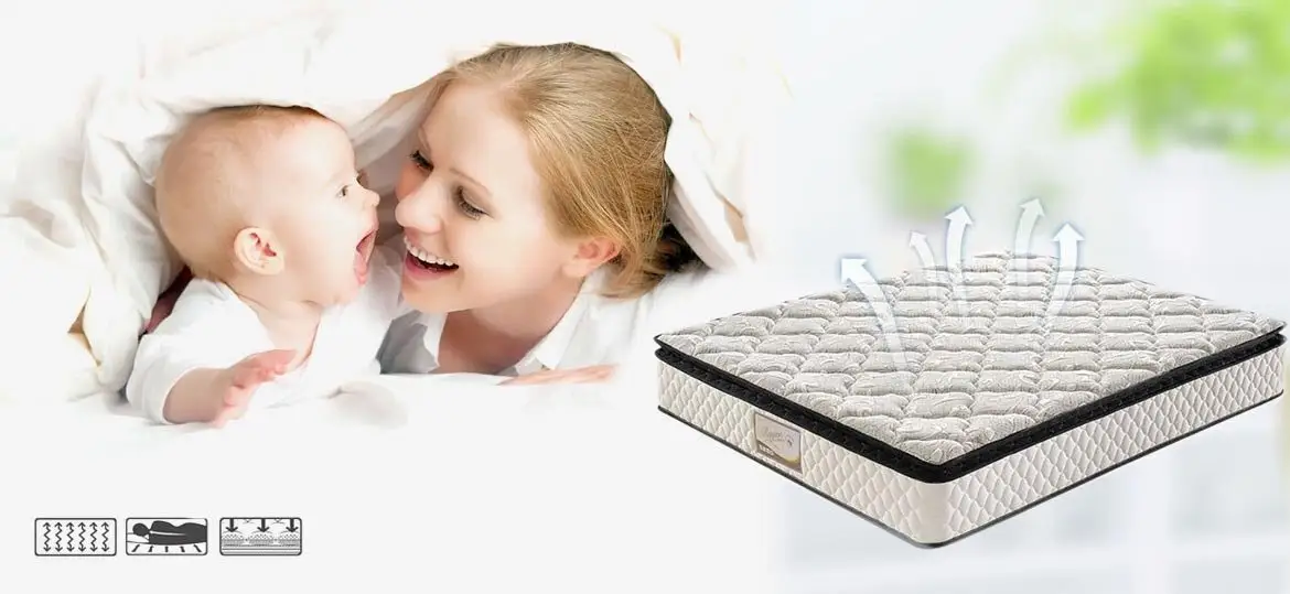 Rayson Mattress Brand lowest soft pocket sprung king size mattress friendly factory 2