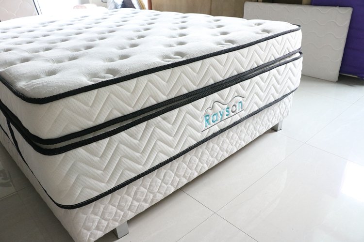 Rayson Mattress Double layers pocket spring mattress high quality for sale Pocket Spring Mattress image20