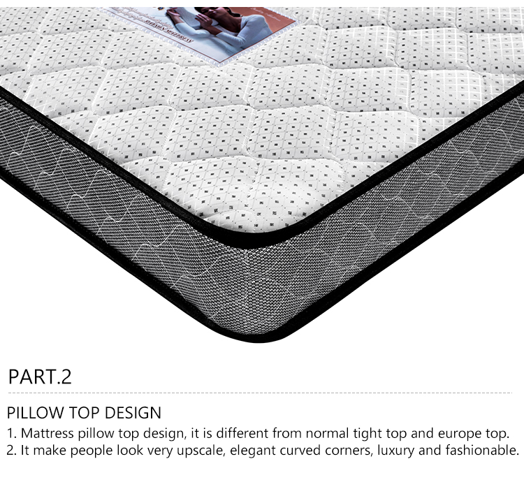 Promotion cheap foshan single bed mattress high quality bonnell spring rolled up mattress