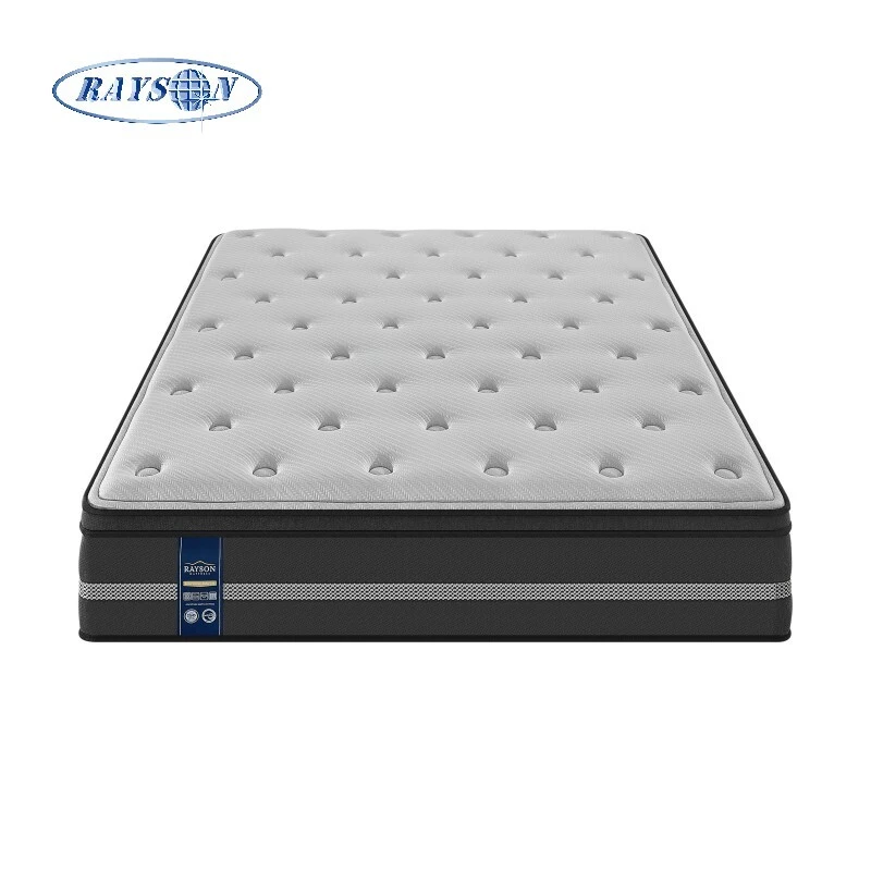 Cooling 5-Zone Pocket Spring Mattress with  Ice Silk Fabric & Spine Care Latex 1