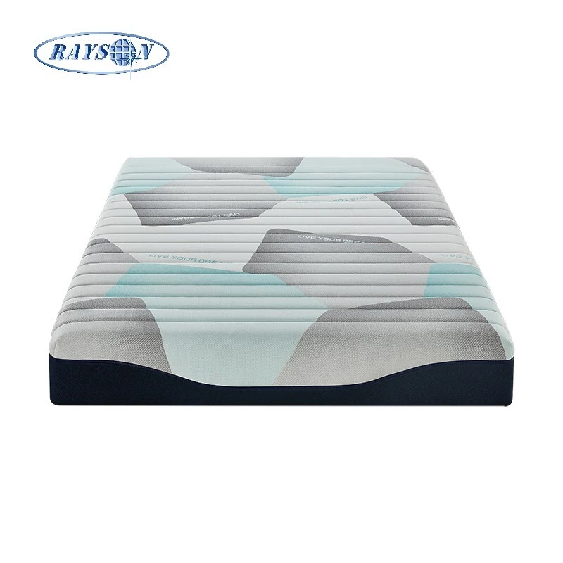 Breathable Wave Foam Mattress with Soft Knitted Fabric & Non-Slip Base 1