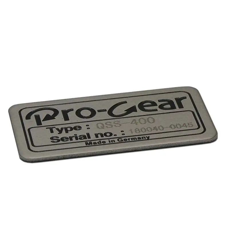 clean stainless steel sticker with good price for identification ShunDing 2