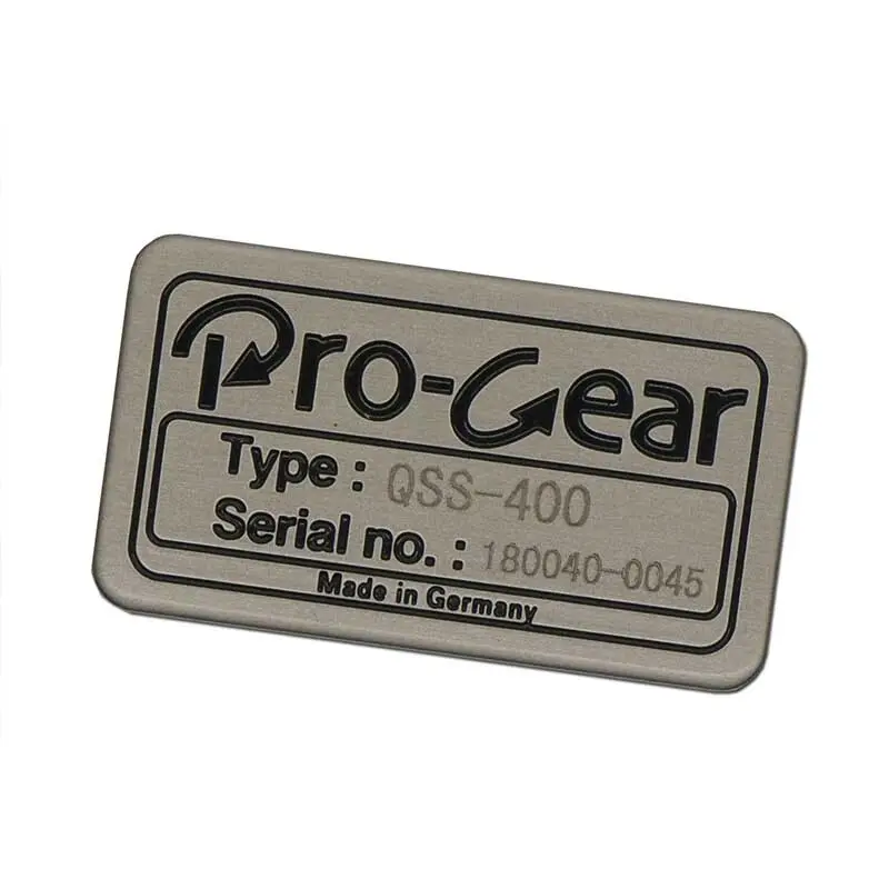clean stainless steel sticker with good price for identification ShunDing 3