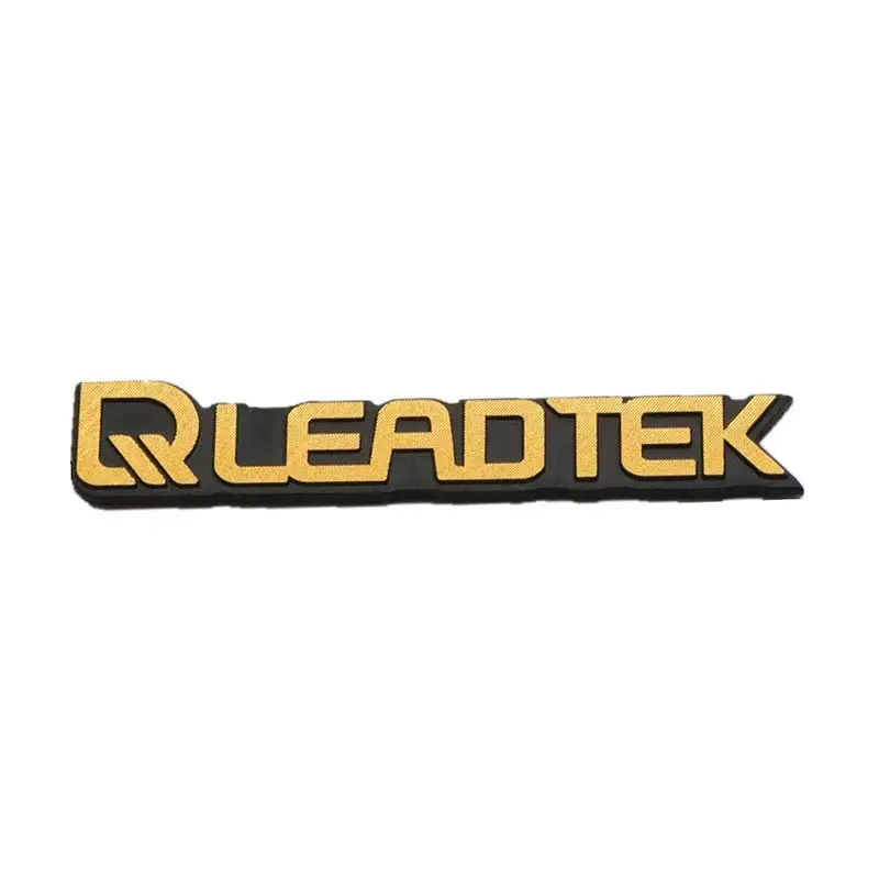 3D Aluminum Diamond Cutting Anodized Golden Adhesive Label SD-L00001 1