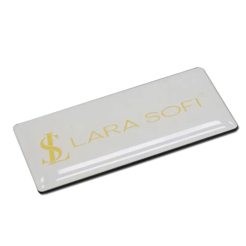Transparent epoxy dome sticker 1