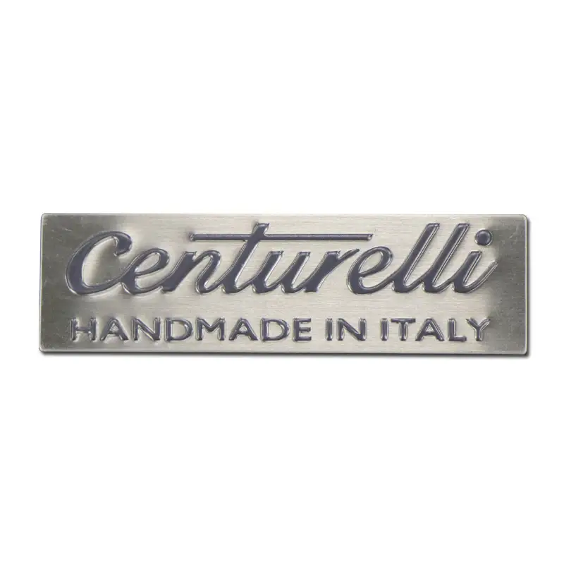 Printing stamping stainless steel metal label 1