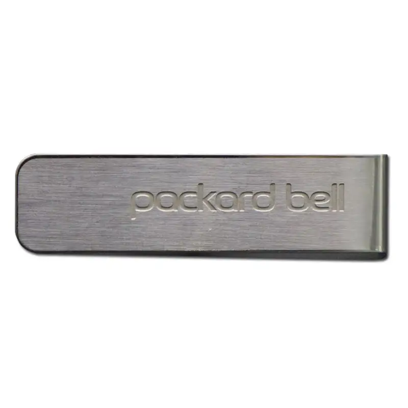 Custom logo etching aluminum nameplate 1