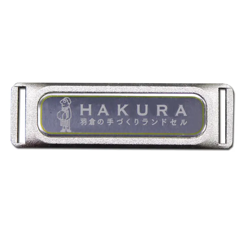 Custom Sandblasting Metal Nameplate With Logo Printing 1