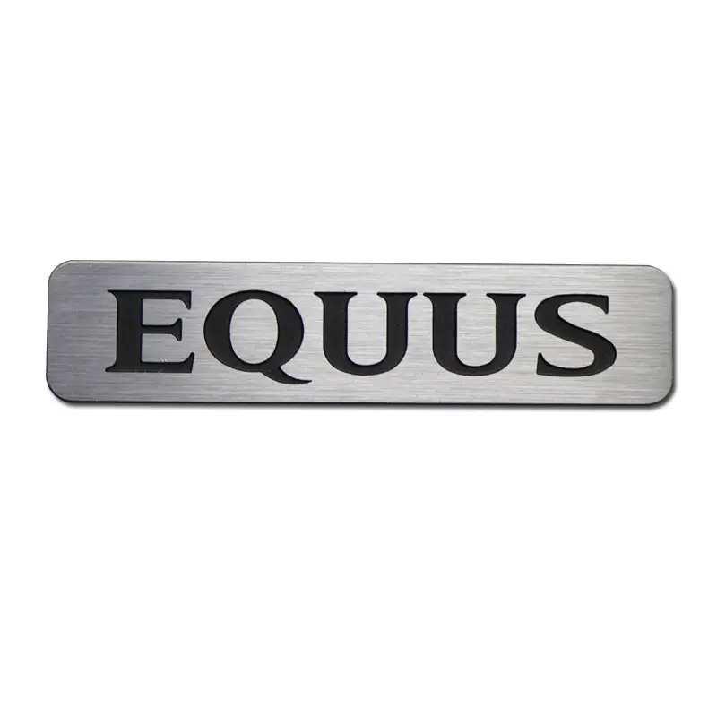Custom Embossed Metal Nameplate 1