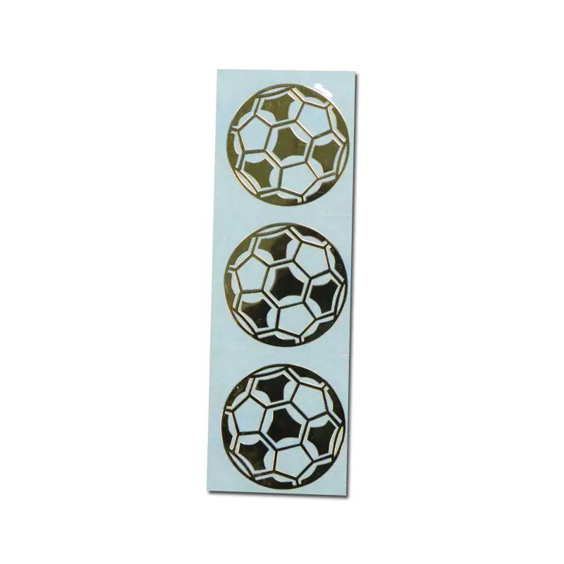 Custom Electroformed Glossy Gold Sticker 1