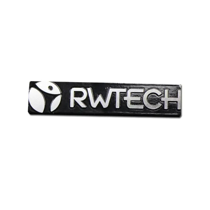 Custom Logo Embossed Metal Nameplate 1