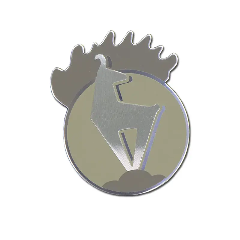 Custom Logo Stamping Metal Nameplate 1