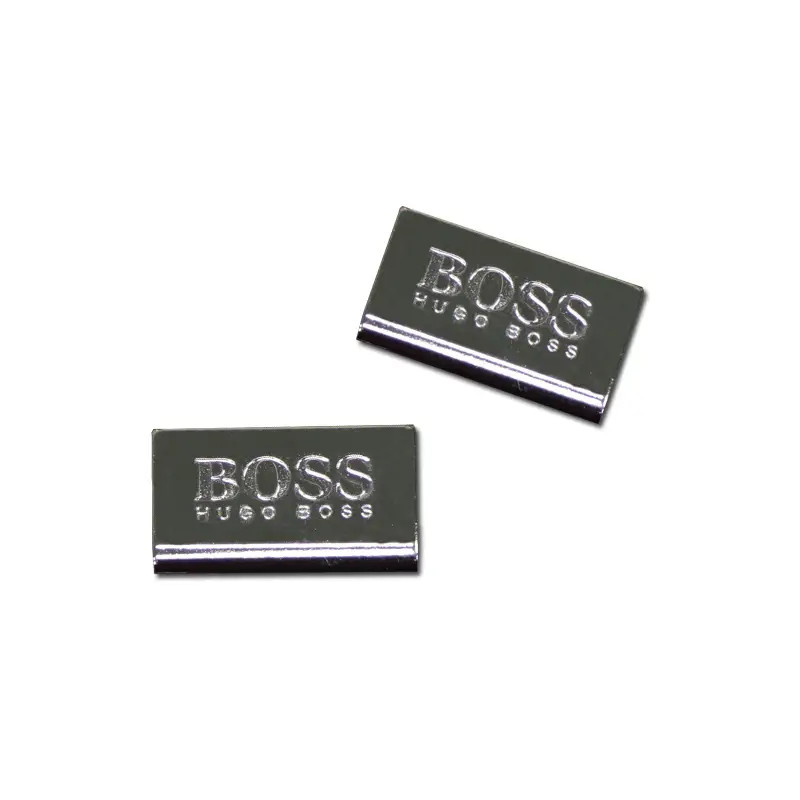 Custom Silver Electroplating Brass Nameplate 1